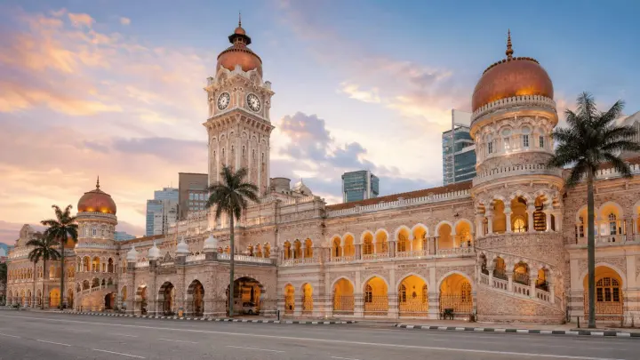 Sultan Abdul Samad Building in Kuala Lumpur near Merdeka Square