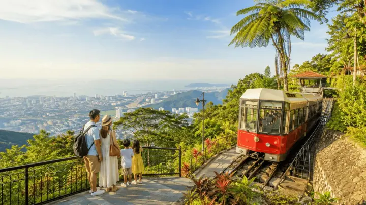 Penang Hill travel guide with scenic viewpoint and funicular train