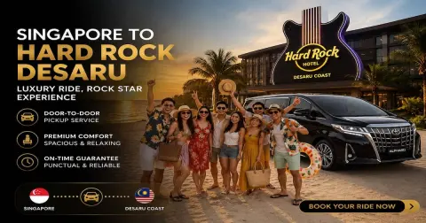 Private transfer from Singapore to Hard Rock with Valetra
