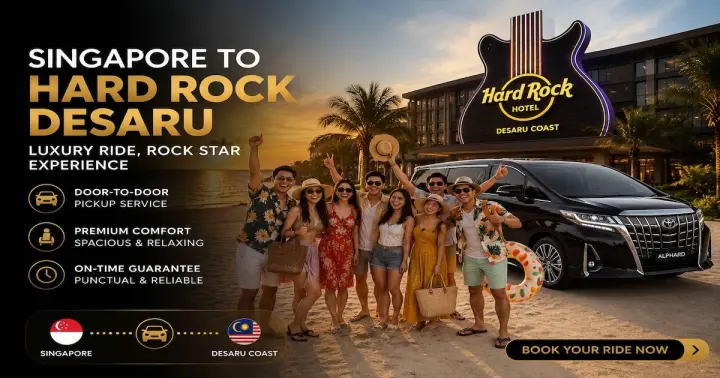 Private transfer from Singapore to Hard Rock with Valetra
